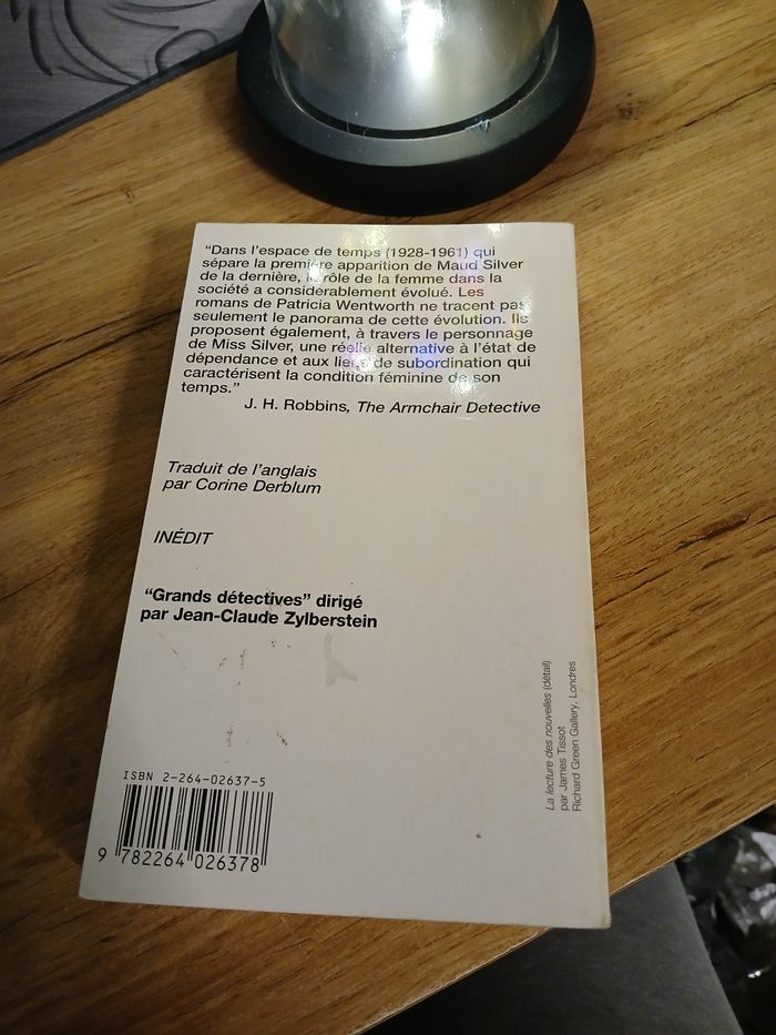 LIVRE LE MARC MAUDIT DE PATRICIA WENTWORTH - photo numéro 2