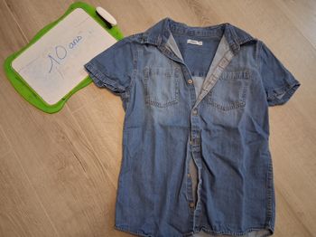 chemise manche courte 10 ans