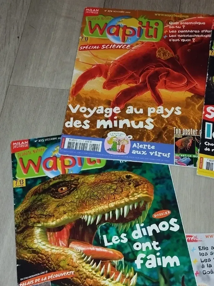 Lot de 7 magazines Wapiti année 2009-10 L026 - photo numéro 6