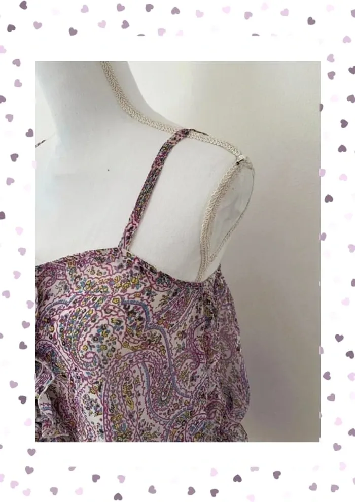 Morgan Jolie Robe Violette Estivale Taille 36/S - photo numéro 4