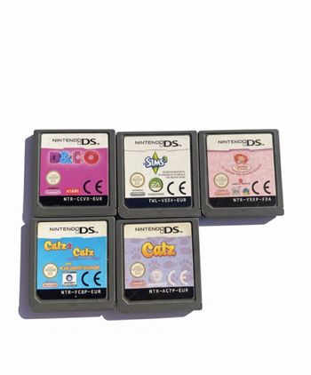 Un lot de 5 plus 1 jeux Nintendo DS