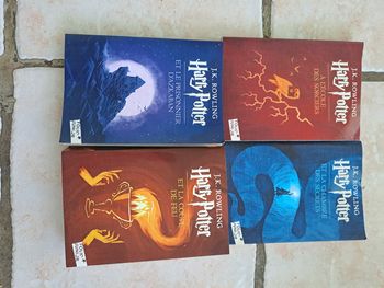 Livre harry potter les 4 premiers