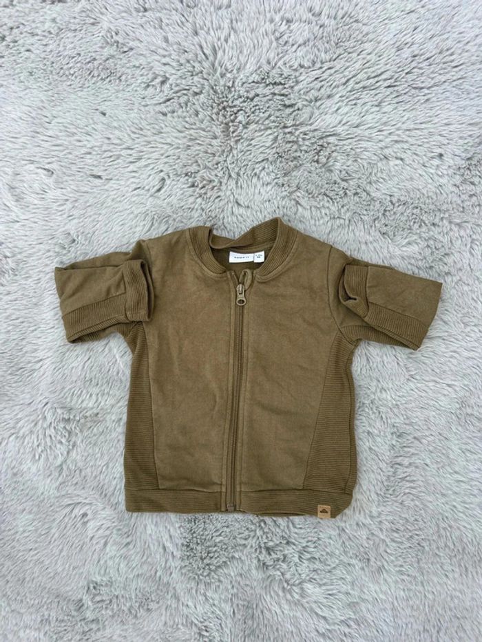 Gilet camel garçon