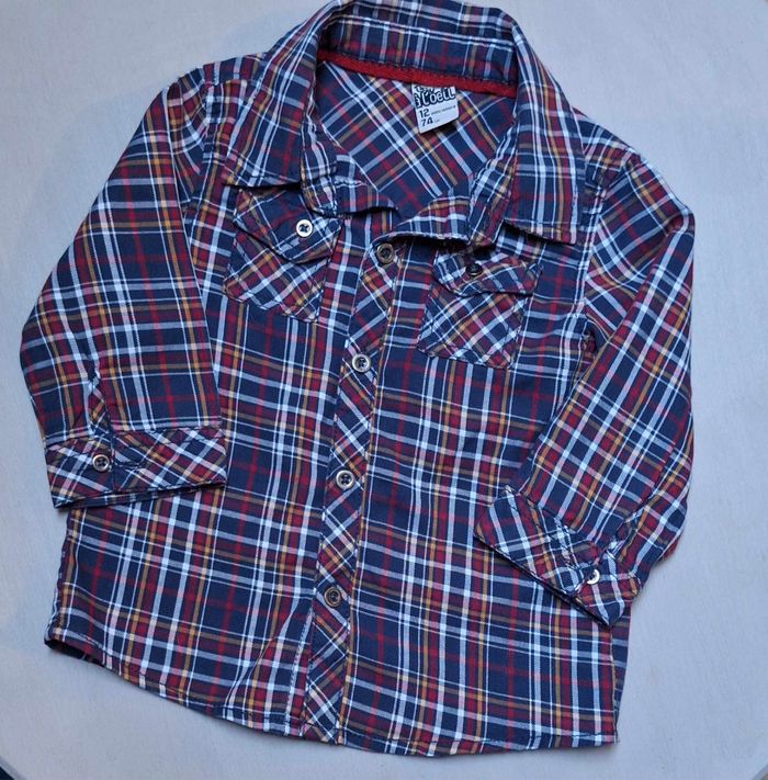 Chemise carreaux