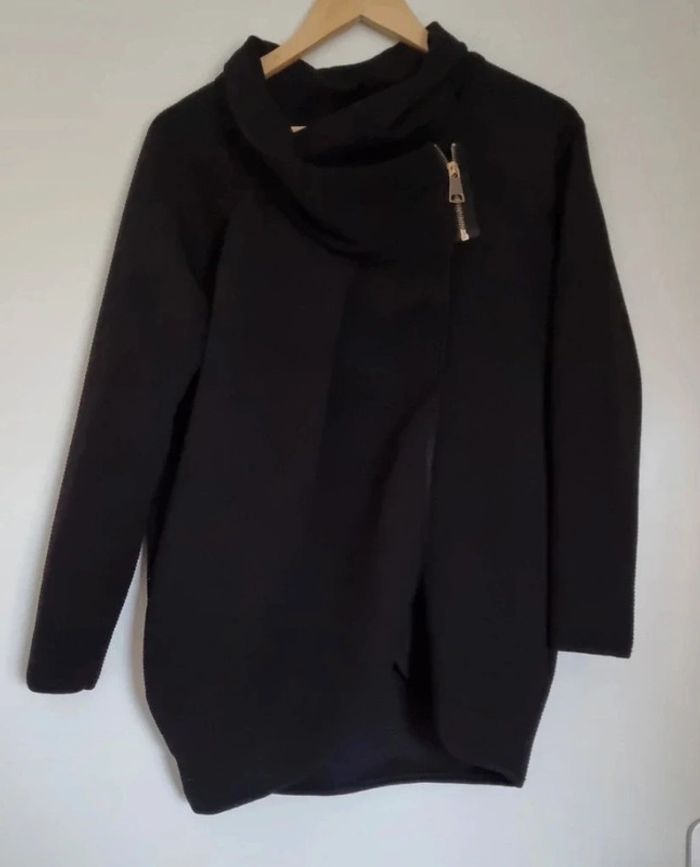 Veste noire femme manches longues - photo numéro 1