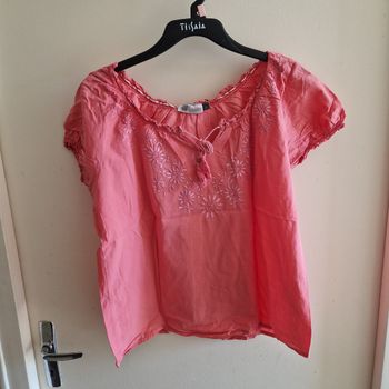 42 tee-shirt rose saumon