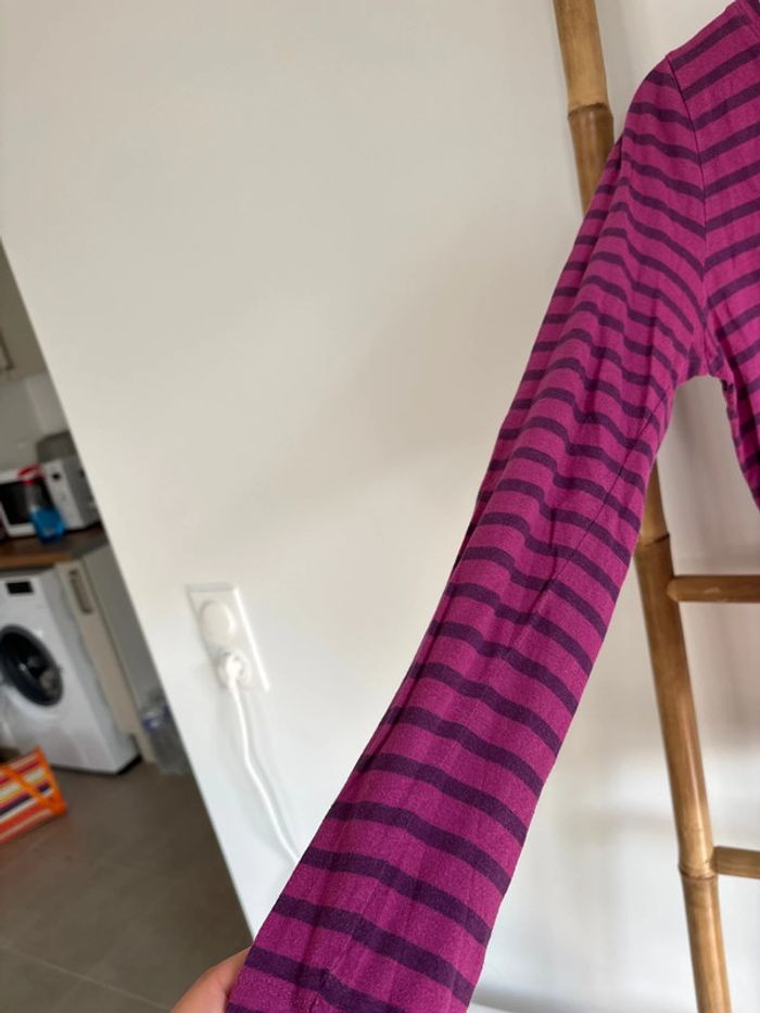 Sous pull rose et violet - photo numéro 3