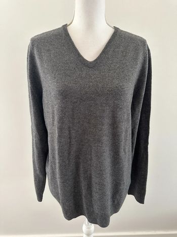 Pull gris Esprit homme Laine Merino TXL