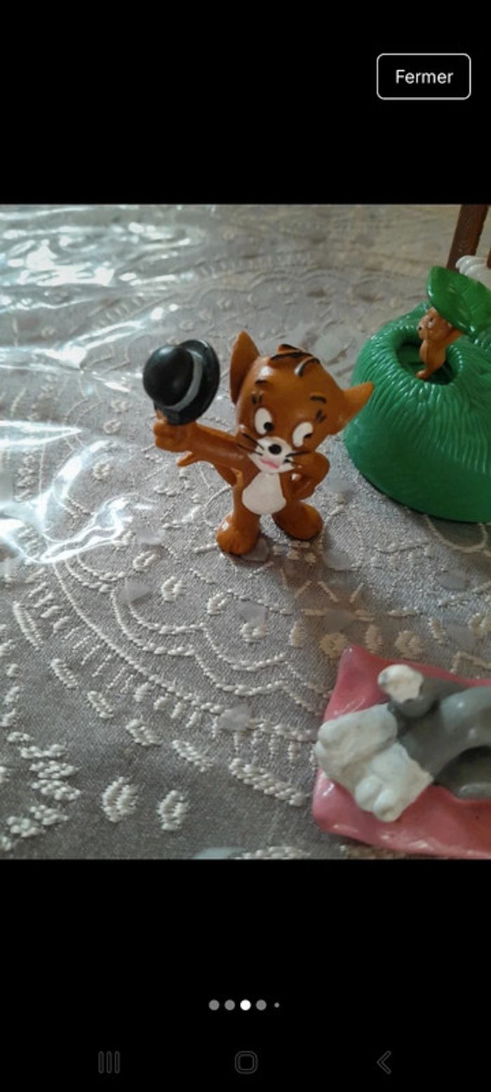 Figurine vintage Tom et jerry - photo numéro 3