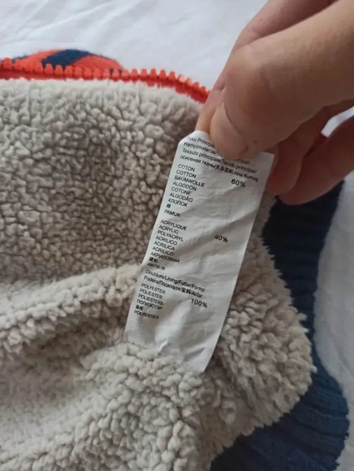 Manteau fourré Absorba 6 mois - photo numéro 4