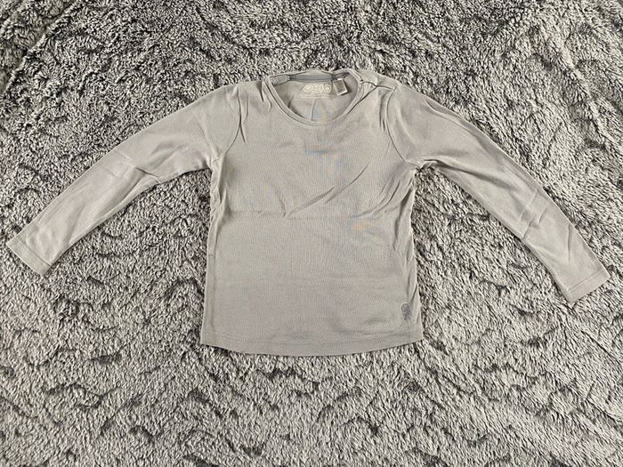 Teeshirt manches longues gris Okaidi - 5 ans