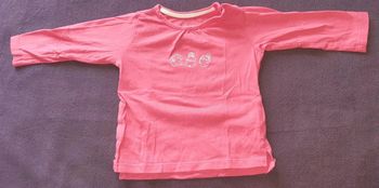T-shirt bébé 👶 fille 9 mois manche longues vertbaudet