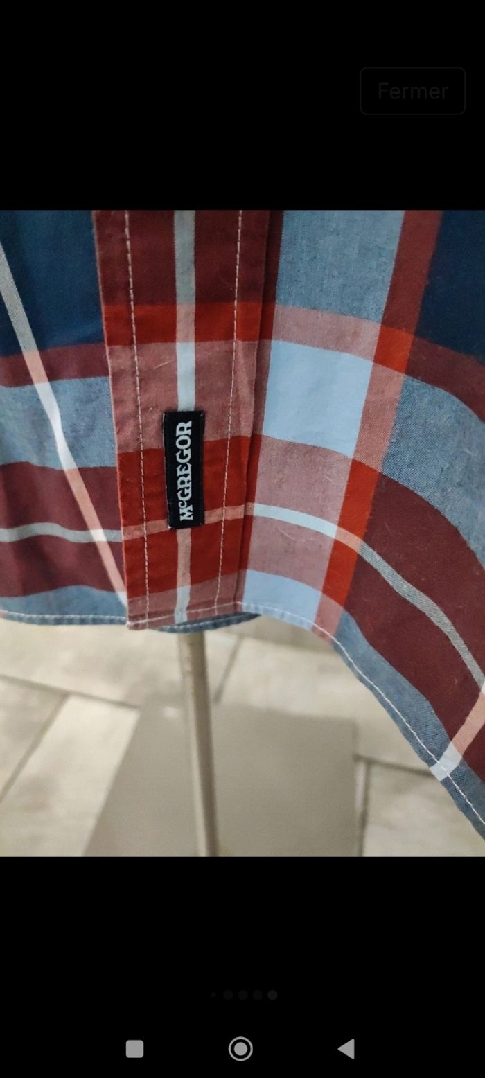 Chemise homme carreaux mc Gregor - photo numéro 6