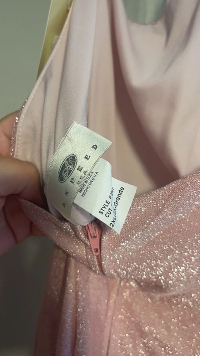 Robe longue tissu pailletté - photo numéro 7