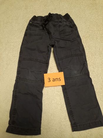 Pantalon gris ceinture élastique Orchestra 3 ans