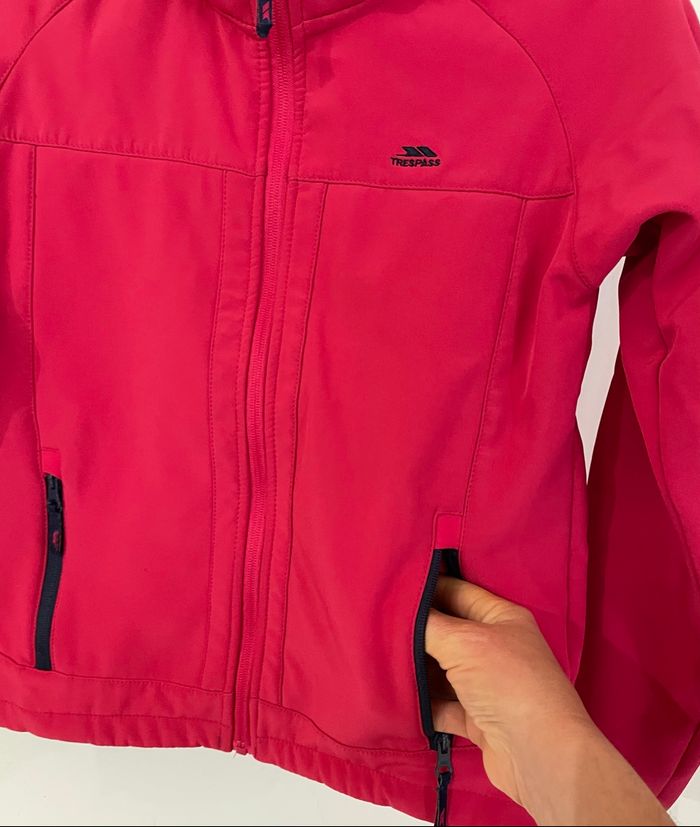 coupe vent softs shell Go further Rose fille 11/12 ans  Trespass - photo numéro 10
