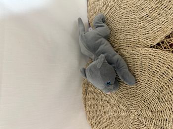 Peluche doudou chat gris aux yeux bleus Nicotoy Simba Toys 