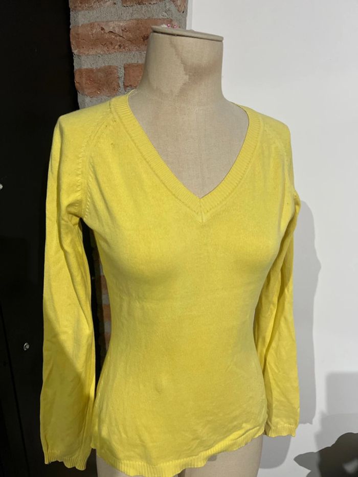 Pull jaune - photo numéro 2