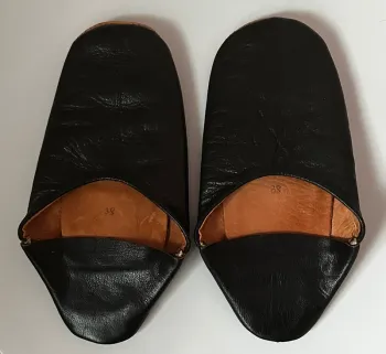 🔆 Superbes babouches Neuves 37/38 tout cuir en provenance du souk de Marrakech