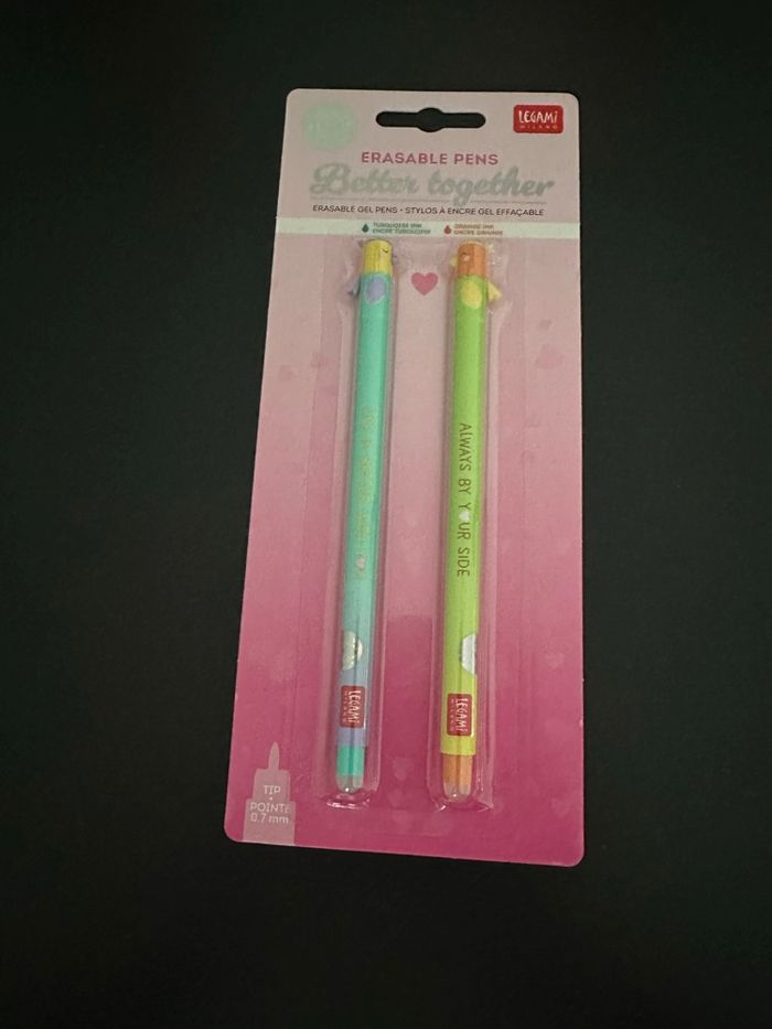 Stylo Legami saint Valentin 2026 better together