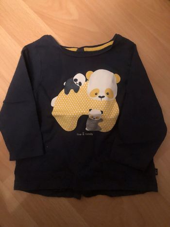 T shirt manches longues mixte 6 mois obaïbi