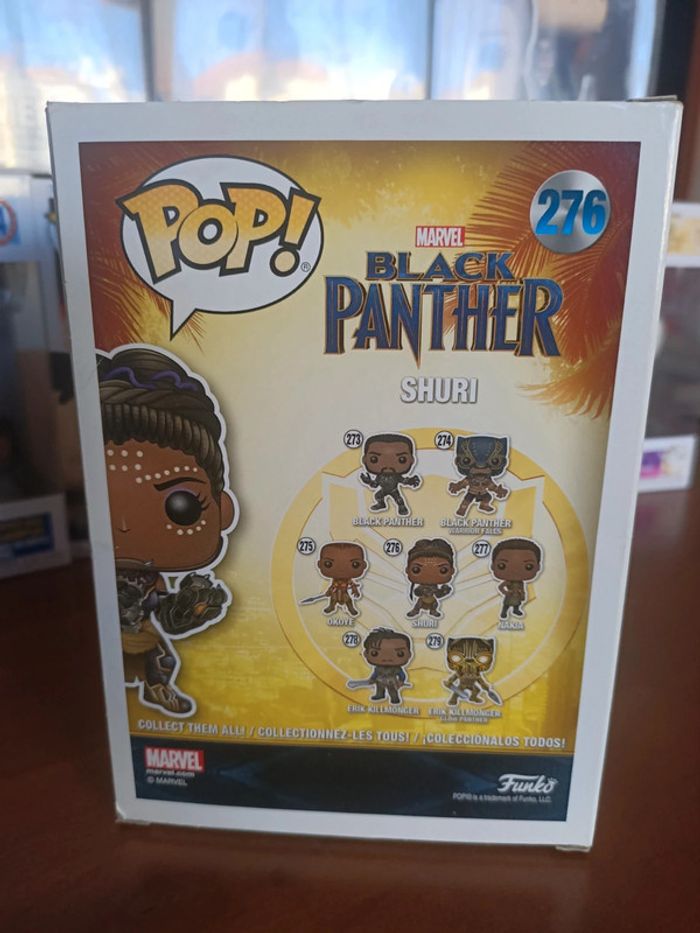 Figurine funko pop Marvel black panther n°276 shuri - photo numéro 3