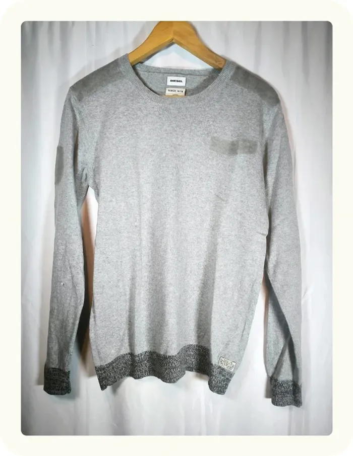 Pull col rond laine homme Diesel Taille S 36