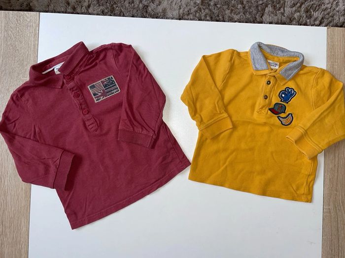 2 polos manches longues garçon 2 ans Tape à l’œil