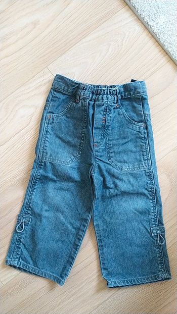Pantalon jean obaïbi 12 mois réglable