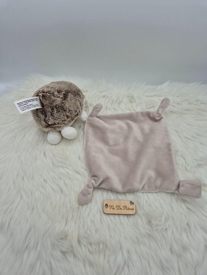 Doudou mouchoir peluche Hérisson Mon Doudou Tex - photo numéro 6