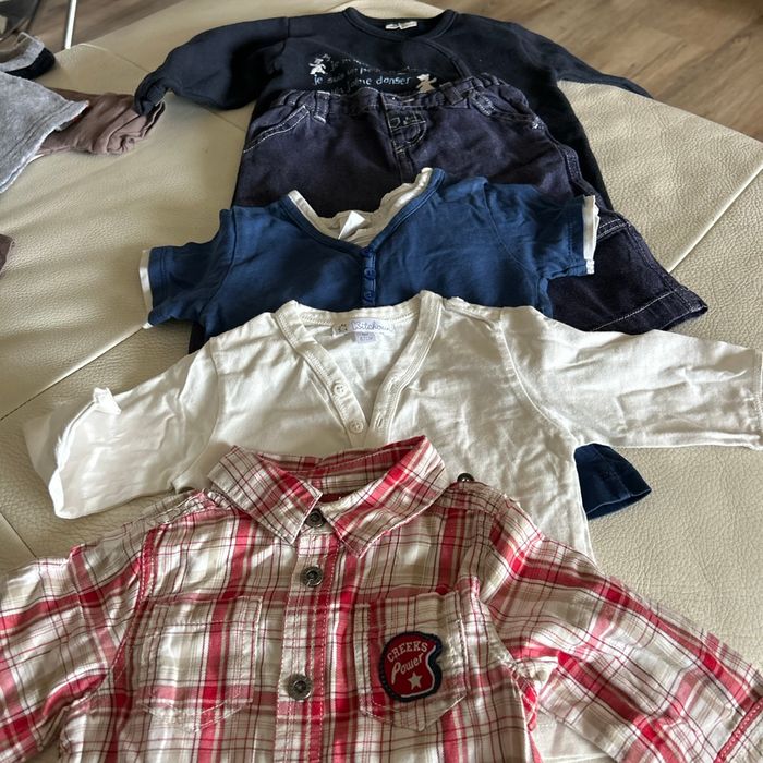 Lot 5 vêtements garçon 6 mois