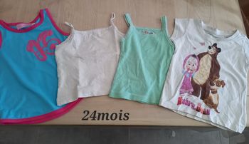 Lot t-shirt 24mois