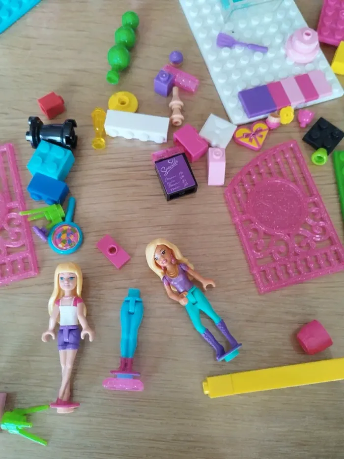 Lot lego megablocks barbie - photo numéro 6