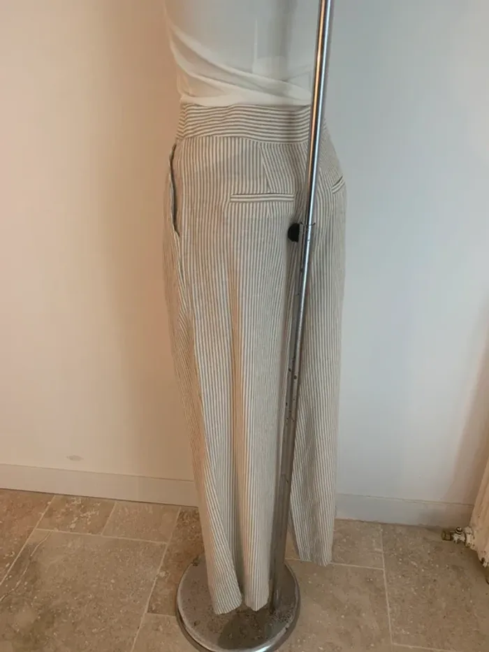 Mango pantalon lin T 36 - photo numéro 4