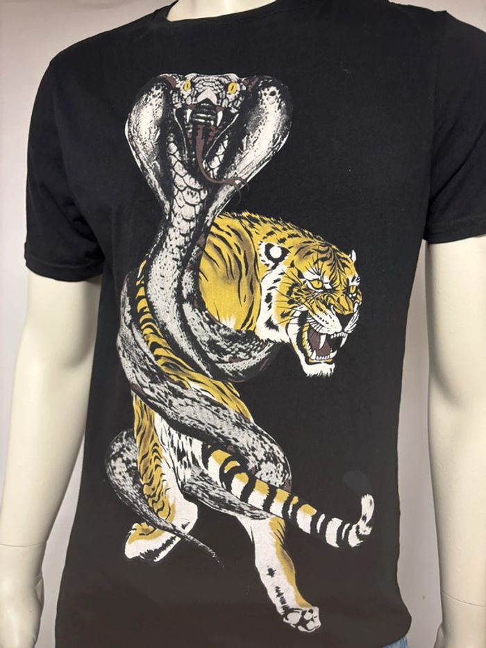 T-shirt Philipp Plein - Taille M - Serpent & Tigre - Excellent état - photo numéro 4