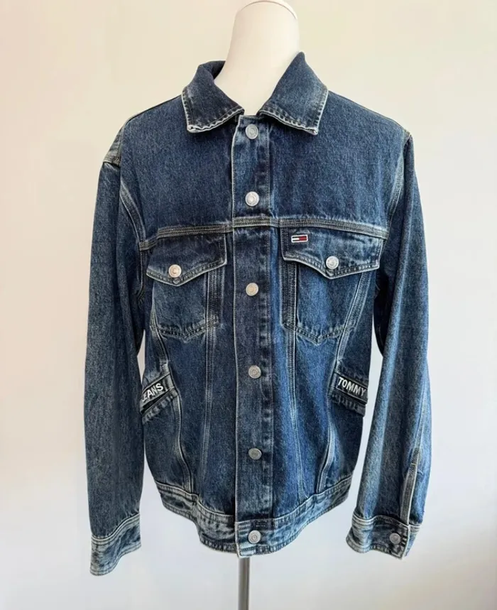 Veste en jeans Tommy Jeans Oversize Utilitary Trucker neuve taille S