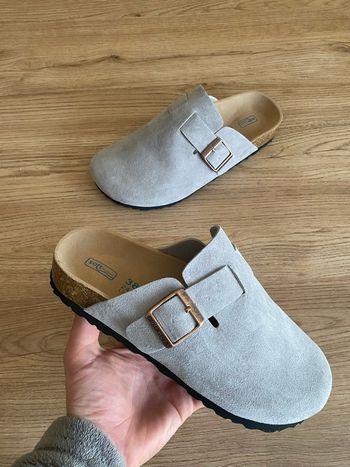 Sabots Birkenstock gris 