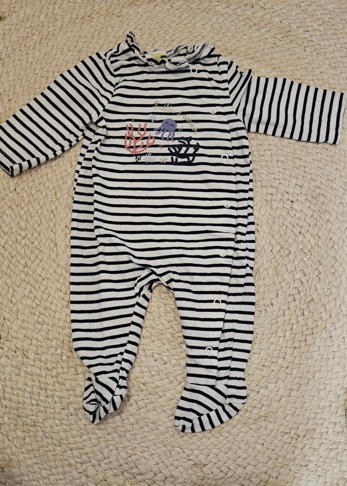 Lot 2 pyjamas fins 3 mois - photo numéro 3