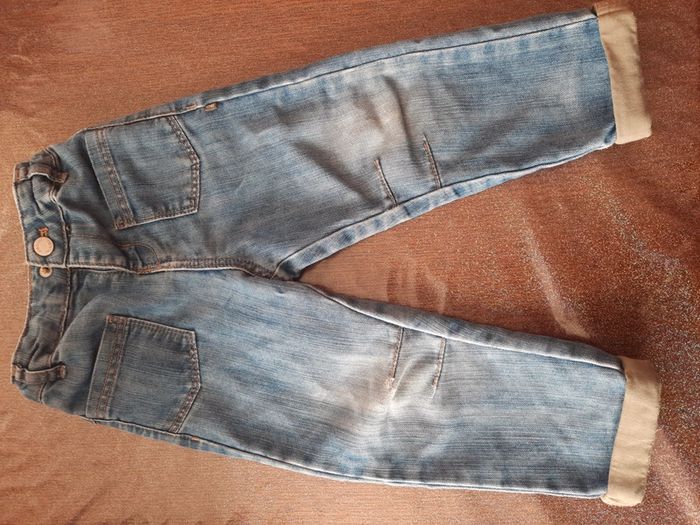 2 pantalons bleu - photo numéro 2