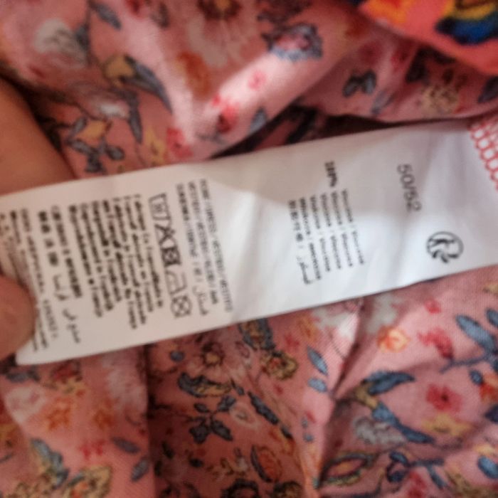 Robe longue sans manche kiabi corail a motifs fleurs 50 52 neuve jamais portée sans étiquette - photo numéro 4
