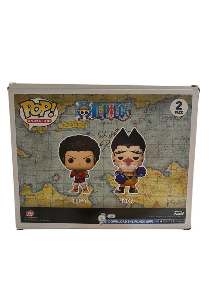 Coffret 2 Funko Pop OnePiece Luffy et Foxy Spécial Édition neuf - photo numéro 2