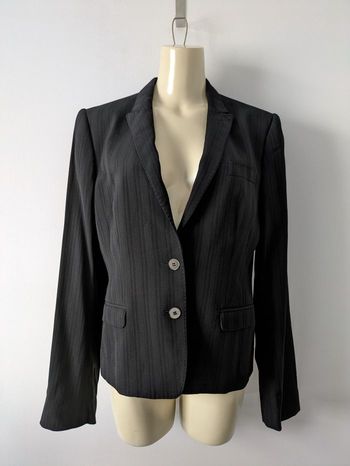 Veste noire intérieur motif léopard - Dolce & Gabbana - taille 40