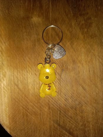 Porte clé ourson résine epoxy