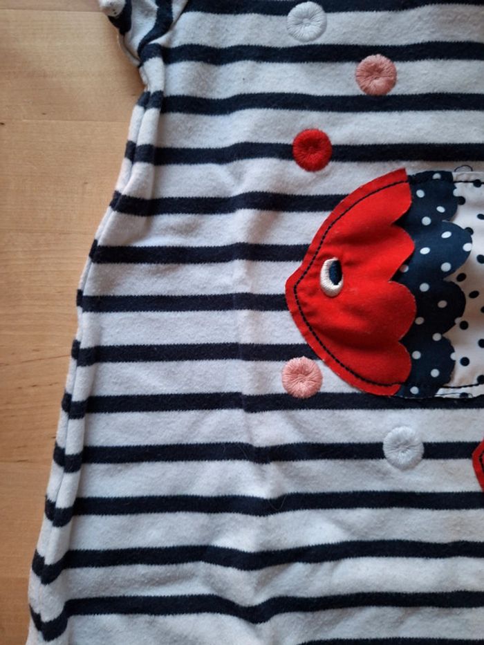 T-shirt manches courtes pour fille taille 18mois très bon état - photo numéro 4