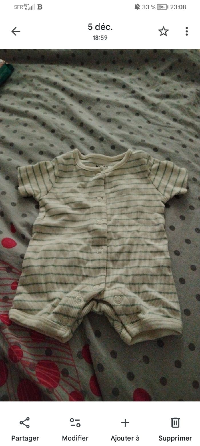 Barboteuse naissance