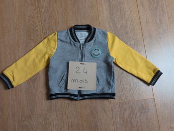 Veste teddy garçon Papa m'habille 24 mois