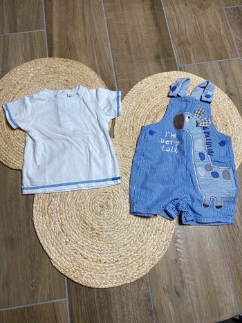 Ensemble salopette 12 mois