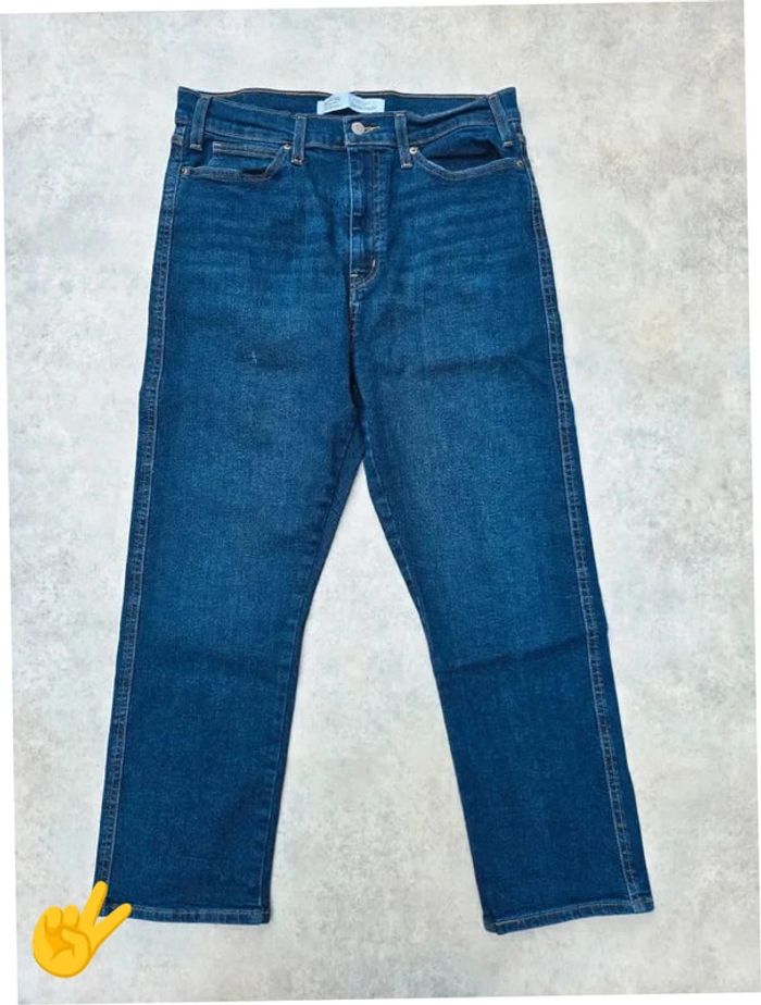 Jeans Levi's signature W32|FR42 coupe droite bleu marine Femme-Women pan341 - photo numéro 3