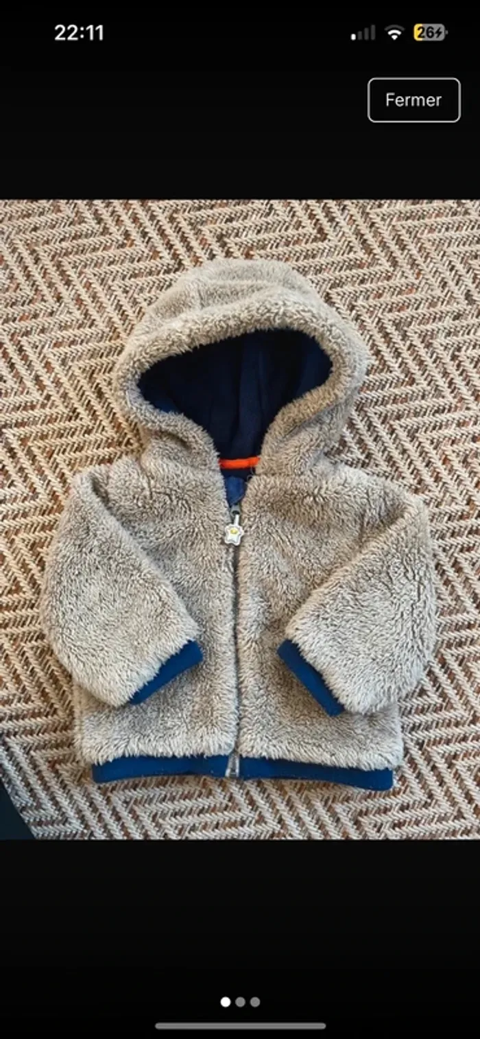 Veste polaire DPAM 9m