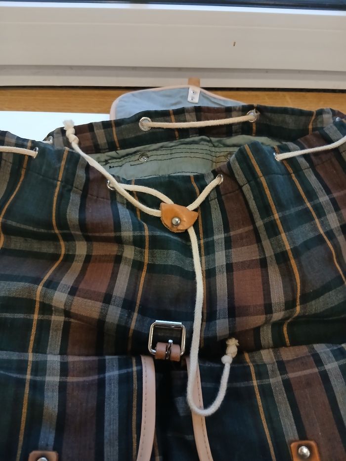 Sac à dos  motif à carreaux Daniel Ray - photo numéro 7